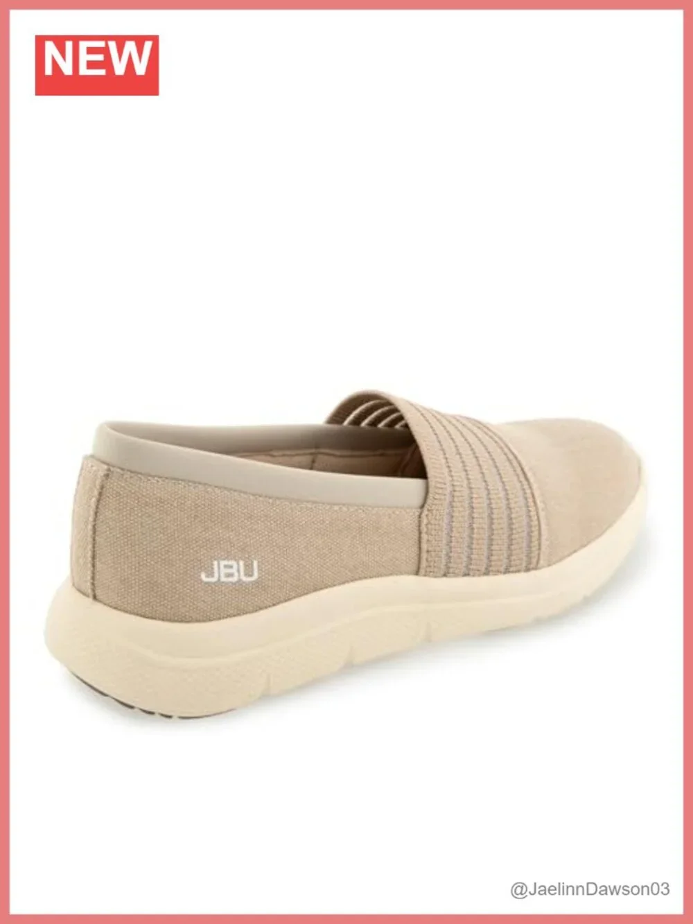 Women's Canvas Slip-on Loafer Flat Water Resistant Lightweight APMA Accepted